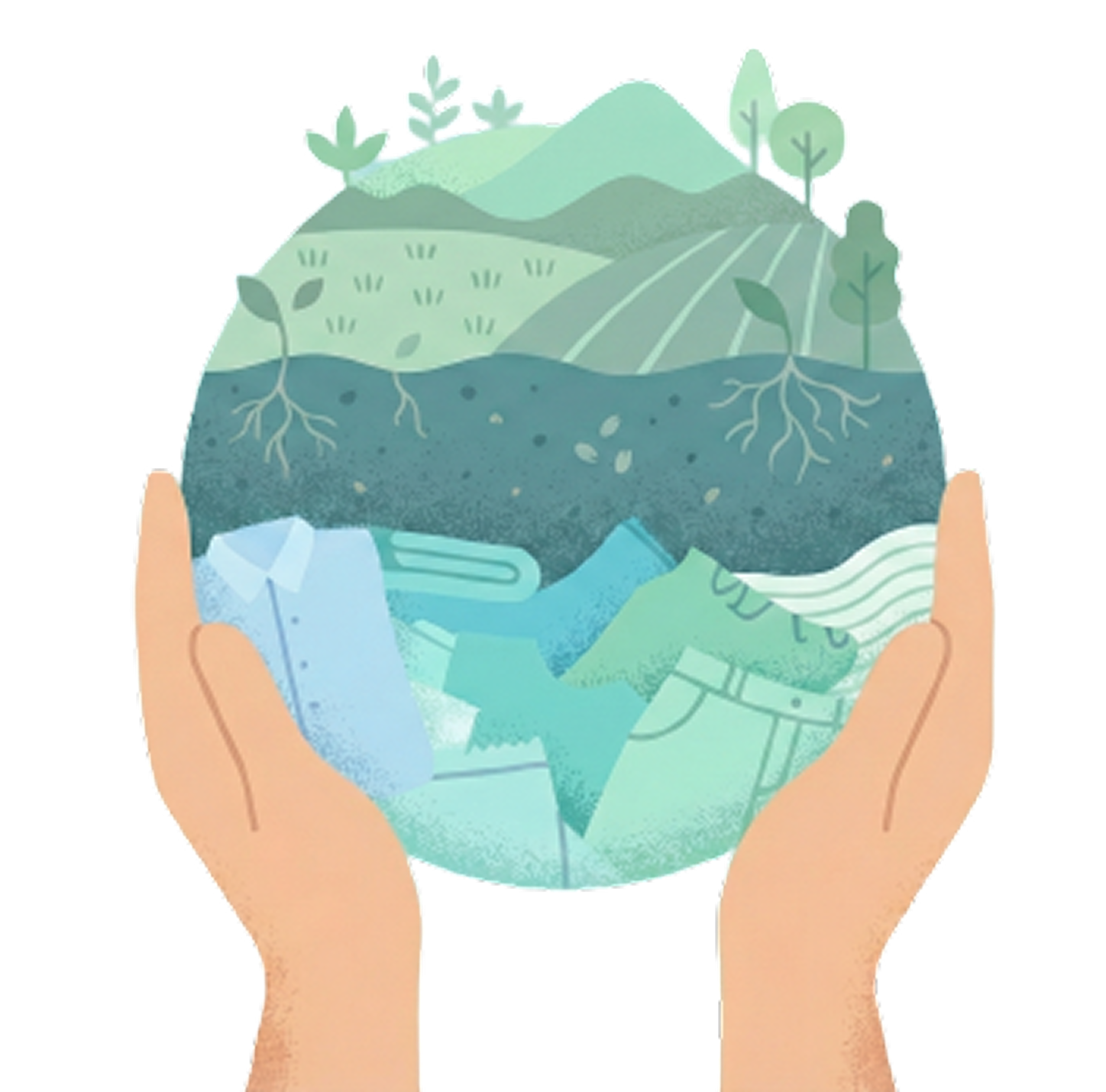 服から土へ、未来を育てる循環